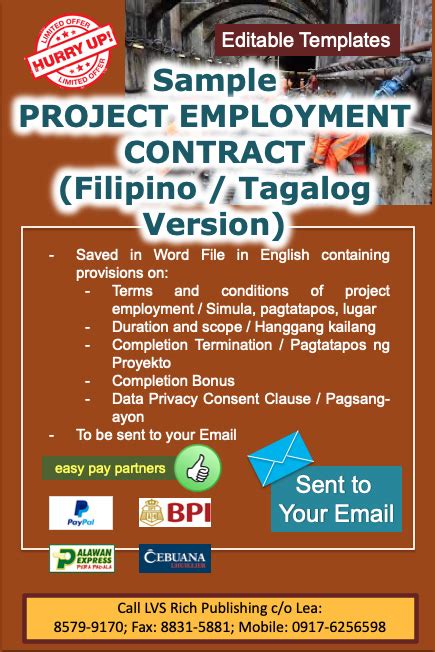 employment status tagalog